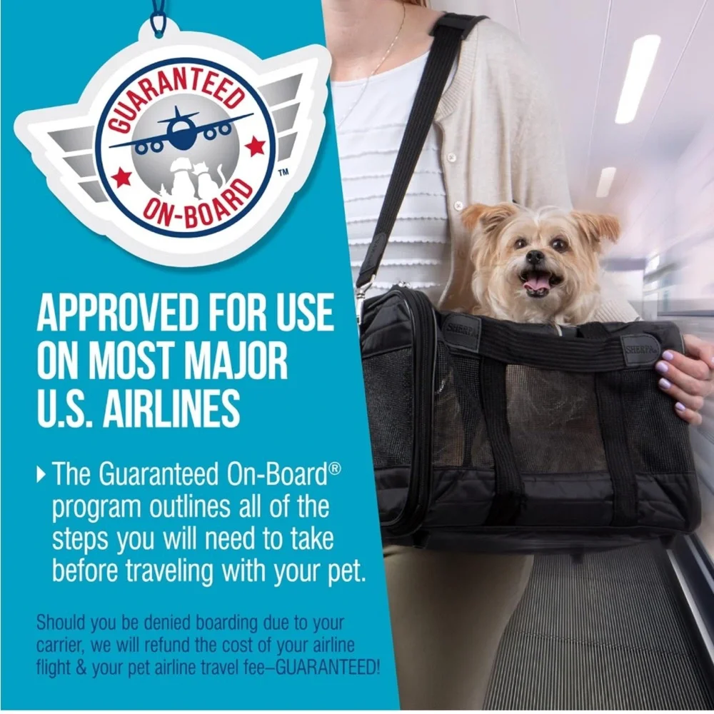 Sherpa | Sherpa Original Deluxe Airline Approved Pet Carrier, size Small